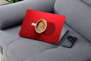 everyday be coding laptop skin