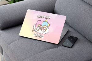 follow your dreams laptop skin