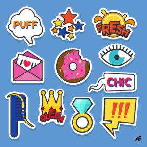 fun stickers pack