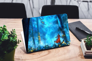 forest creature laptop skin