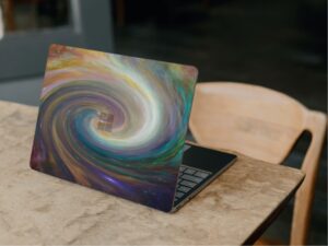 Galaxy laptop skin