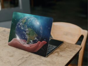 World laptop skin
