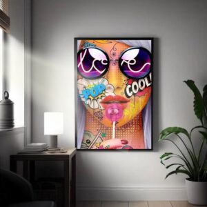 pop art cool frame